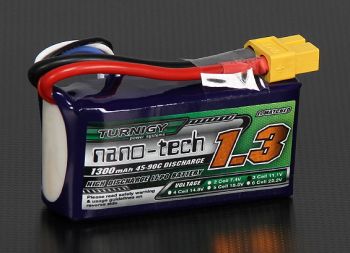Turnigy nano-tech 1300mAh 3S 11.1в 45~90C Lipo Pack