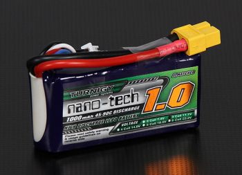 Turnigy nano-tech 1000mAh 3S 45~90C Lipo Pack -WORLD-HOBBIES.com.ua 