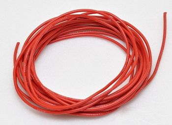 Провод силовой в силиконовой оболочке 18AWG красный (10см) - WORLD-HOBBIES