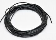 Провод силовой в силиконовой оболочке 24AWG черный (100см)