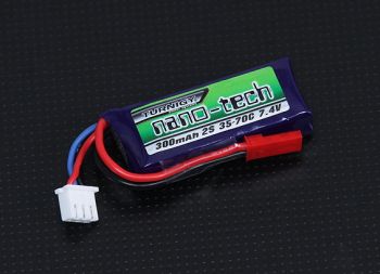 Аккумулятор Turnigy nano-tech 300mah 2S 35~70C Lipo Pack