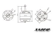 Электродвигатель Emax XA2212 980kv Brushless