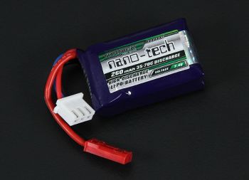 Аккумулятор Turnigy nano-tech 260mah 2S 35~70C Lipo Pack