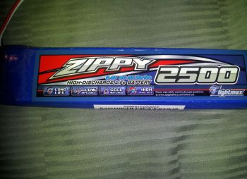 ZIPPY Flightmax 2500mAh 6.6V 5C LiFePo4 Receiver Pack