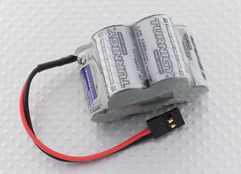 Силовой NiMH аккумулятор 1500mAh 6.0в Turnigy High Power (для бортового питание)