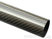 Трубка карбоновая 3K Twill 17 х 15мм длина 1000мм матовая