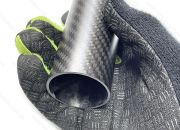 Трубка карбоновая 3K Twill 40 х 37мм, длина 500мм матовая