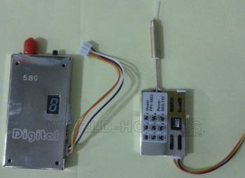 Видео приемник/передатчик 5.8G 200mW - World-Hobbies