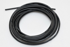 Провод силовой в силиконовой оболочке 16AWG черный (10см) - WORLD-HOBBIES