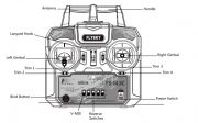 FlySky i4X 4-канальное радиоуправление 2.4GHz, с приемником FS-A6 (FS-i4X+ FS-A6)