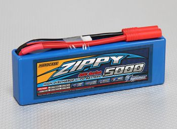 ZIPPY Flightmax 5000mAh 2S1P 20C hardcase pack