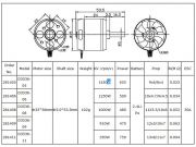 Электродвигатель DYS D3536 / 8 1000kv Brushless