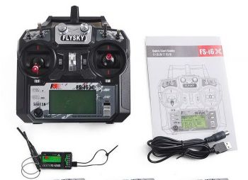 FlySky i6X 10-канальное радиоуправление 2.4GHz, с приемником FS-iA6B (FS-i6X+ FS-iA6B)