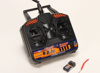 Hobby King 4Ch  2.4Ghz (Mode 1) Tx & Rx V2 