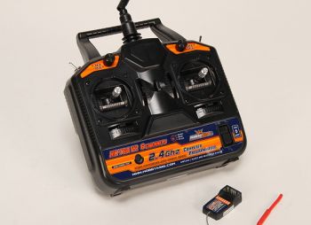 Комплект радиоуправления Hobby King 2.4Ghz 6Ch V2 (Mode 1)