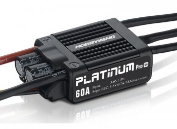 Hobbywing 60A серия Platinum регулятор оборотов v4 6S BEC 7A для самолетов и вертолетов - World-Hobbies