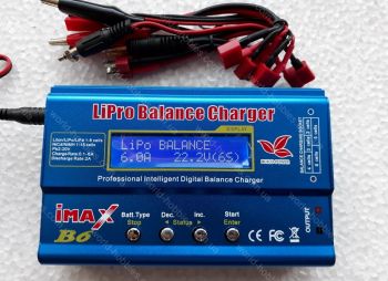 iMAX B6 универсальное зарядное 6A/80W для LiPo/LiFe/NiMh/NiCd/Pb - WORLD-HOBBIES