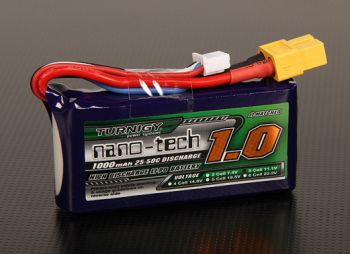 Аккумулятор Turnigy nano-tech 1000mah 3S 25~50C Lipo Pack