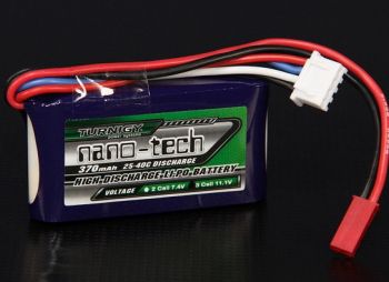 Аккумулятор Turnigy nano-tech 370mah 3S 25~40C Lipo Pack - WORLD-HOBBIES