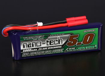 Turnigy nano-tech 5000mah 2S 25~50C Lipo Pack -WORLD-HOBBIES.com.ua 