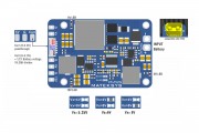 PM12S-3 Matek модуль питания BEC 5в + 12в, вход 3-12S LiPo