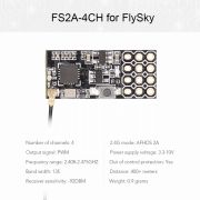 Приемник FlySky FS2A микро AFHDS 2A 4CH