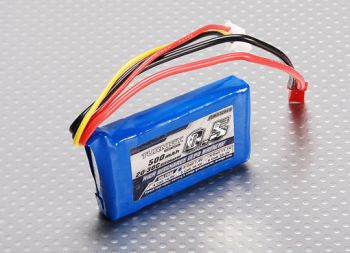 Аккумулятор Turnigy 500mAh 2S 7.4в 20C Lipo Pack WORLD-HOBBIES.com.ua