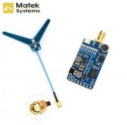 Видео передатчик Matek 1.2/1.3GHz 800mw VTX-1G3SE с антенной