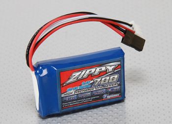 ZIPPY Flightmax 700mAh 6.6V 5C LiFePo4 Reciever Pack