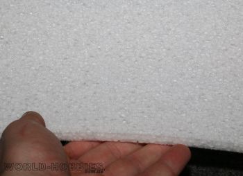 6мм EPP пена 600х900мм (белый 30кг/м3) - WORLD-HOBBIES