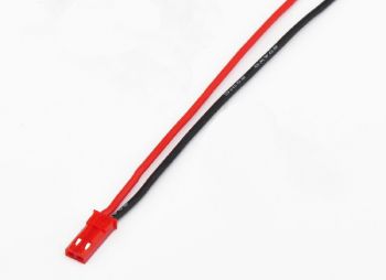  Силовой провод 20AWG 100мм с разъемом JST (штекер) - WORLD-HOBBIES