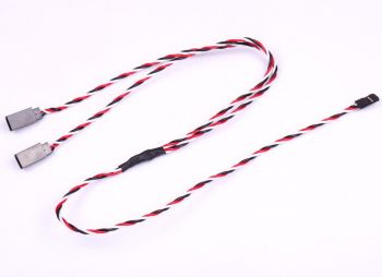 Y-кабель 600мм (Futaba) 22AWG (плетеный провод) - WORLD-HOBBIES