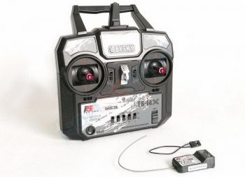 FlySky i4X 4-канальное радиоуправление 2.4GHz, с приемником FS-A6 (FS-i4X+ FS-A6)