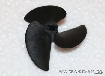 Гребной винт 3-х лопастной D55×P40мм (левого вращения) - WORLD-HOBBIES